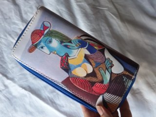 Cartera Monedero Estilo Picasso