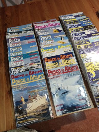 Revistas de pesca. Pesca a bordo, pesca de altura.