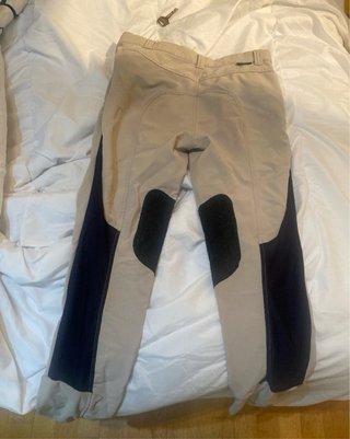 Pantalones Hípica Beige Decathlon Talla 8-10