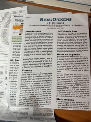 Bios Origins Segunda Edición
