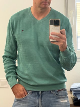 Jersey Tommy Hilfiger Verde Talla L
