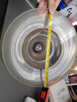 Lámpara de techo cristal.