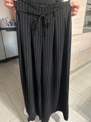 Pantaloni larghi a righe taglia M/L