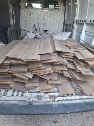 Tarima flotante madera