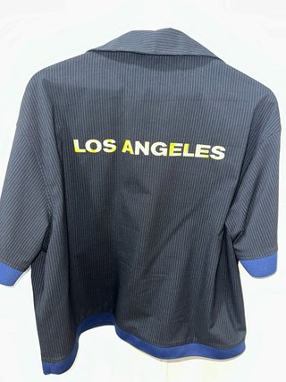 Sobrecamisa Bershka LA Galaxy Negra y Azul