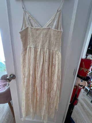 Vestido ibicenco beige sin estrenar