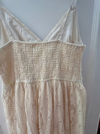 Vestido ibicenco beige sin estrenar