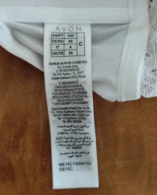 Sujetador blanco con encaje