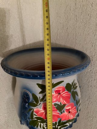 Conjunto Cerámica: Columna y Macetero