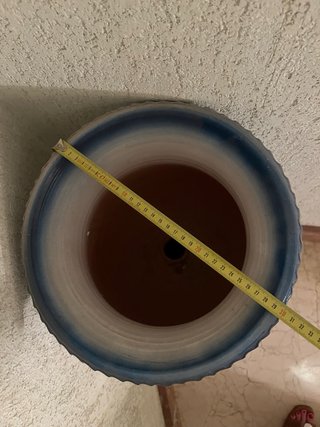 Conjunto Cerámica: Columna y Macetero