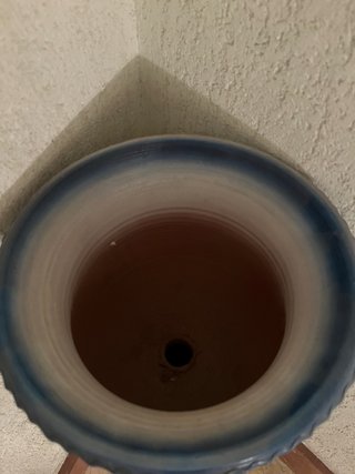 Conjunto Cerámica: Columna y Macetero