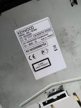 Radio CD Kenwood KDC-BT33U Bluetooth 1 DIN