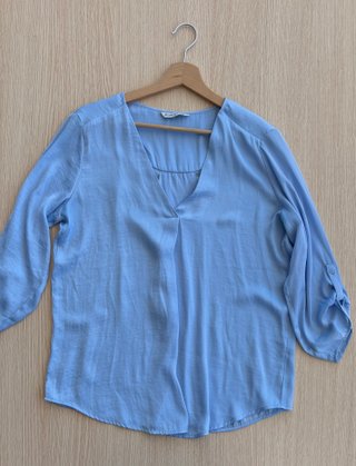 Blusa Stradivarius Azul Talla XL