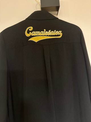Camisa Capriche Negra Talla M Manga Larga