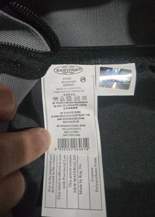 Mochila Eastpak Padded Pak'r Gris EK620