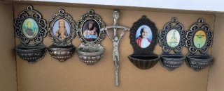 Benditeras metálicas religiosas