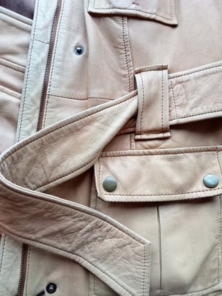 Giacchetta Zara Pelle Donna Taglia M