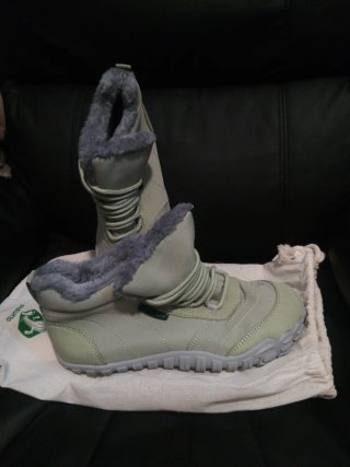Stivali invernali Saguaro Barefoot da donna, taglia 39, verde