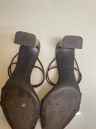 Sandalias Zara Tiras Marrones