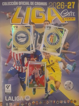 180 CROMOS LIGA ESTE 2026-2027