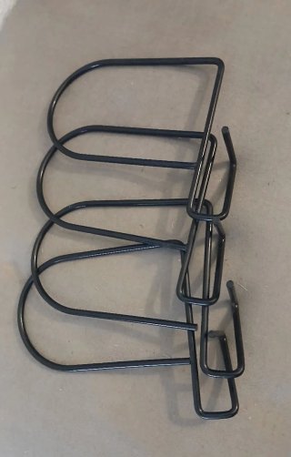 Sujetalibros Ikea Negro Metal (4 unidades)