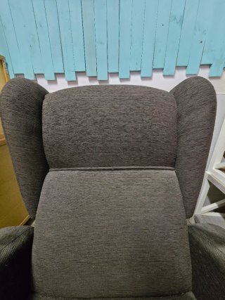 Sillón reclinable de tela