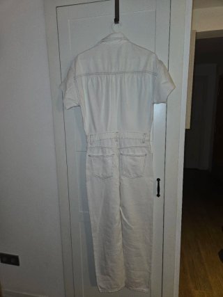 Mono vaquero blanco Zara Talla S