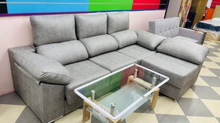 Sofá Chaiselongue Gris