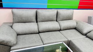Sofá Chaiselongue Gris
