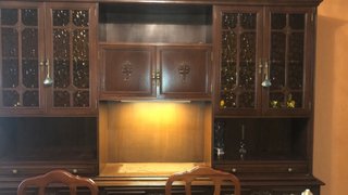 Mesa de comedor y 6 sillas y habitación muebles