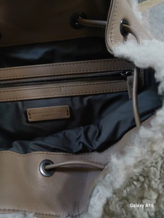 Zaino donna in pelle di mutone