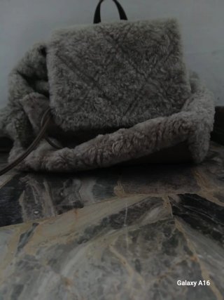 Zaino donna in pelle di mutone