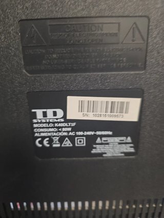 Placa base TV TD Systems K40DLT1F