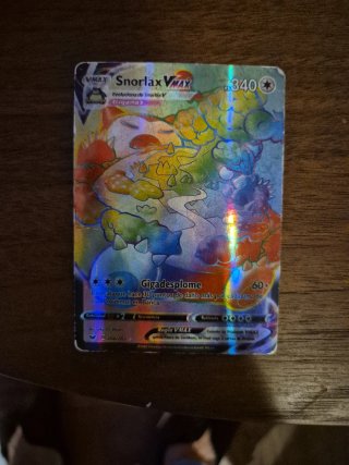Carta Pokémon Snorlax VMAX 340 Gigamax