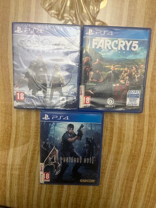 PS4: God of War, Far Cry 5, Resident Evil 4