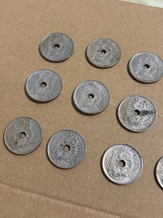 18 Monedas 25 Céntimos 1934 II República