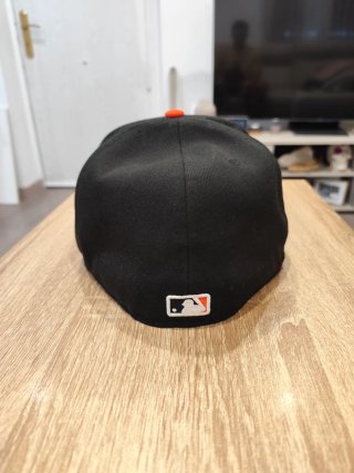 Gorra Béisbol SF Negra Naranja