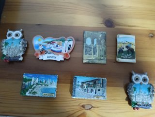 Lote de 7 imanes y recuerdos