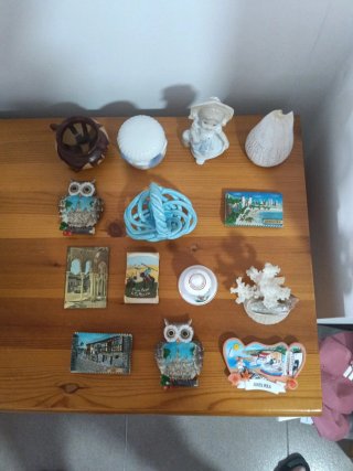 Lote de 7 imanes y recuerdos