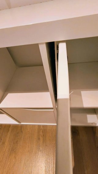 Mueble Kallax blanco 8 cubos