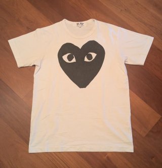 Maglia Comme des Garçons PLAY cuore nera