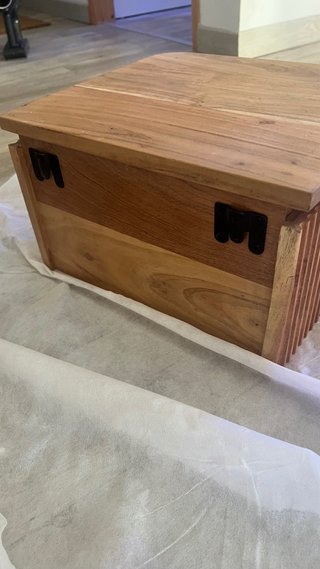 Mesita de noche Sklum madera