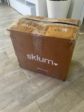 Mesita de noche Sklum madera