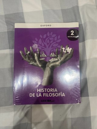 Libro Historia de la Filosofía Oxford 2° de bachib