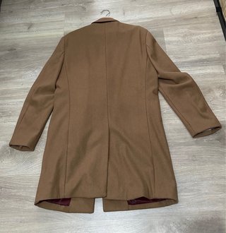 Abrigo paño camel hombre