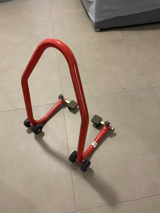 Caballete moto trasero