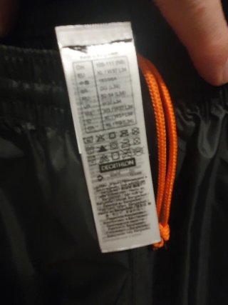 Conjunto Impermeable Decathlon Negro