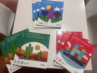 3 PRIMARIA ED SANTILLANA. LIBROS