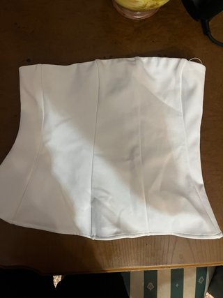 Top blanco sin mangas