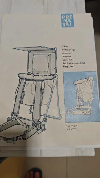 Mochila Portabebés Prenatal Roja